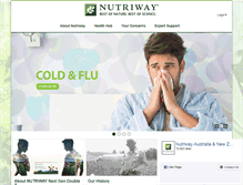 Tablet Screenshot of nutriway.com.au